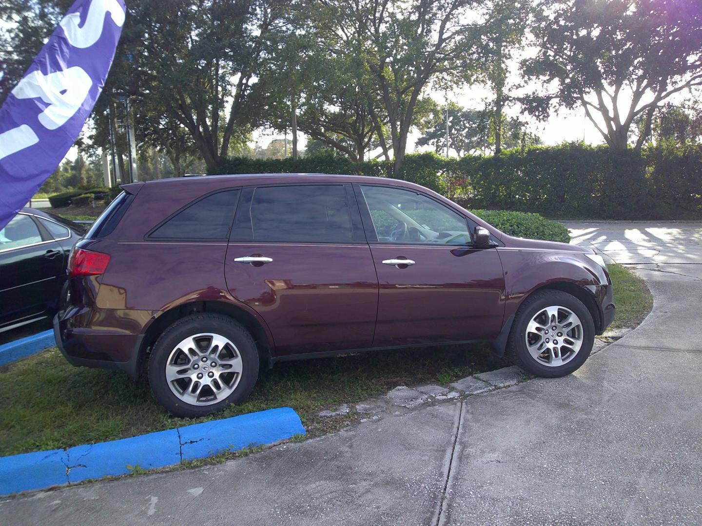 2008 BURGUNDY ACURA MDX BASE (2HNYD28228H) , located at 390 Hansen Avenue, Orange Park, FL, 32065, (904) 276-7933, 30.130497, -81.787529 - Photo#2